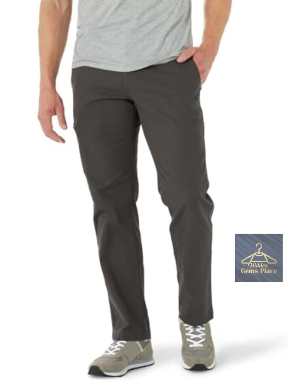 Men's Extreme Motion Cargo Pants Straight Fit Stretch Canvas